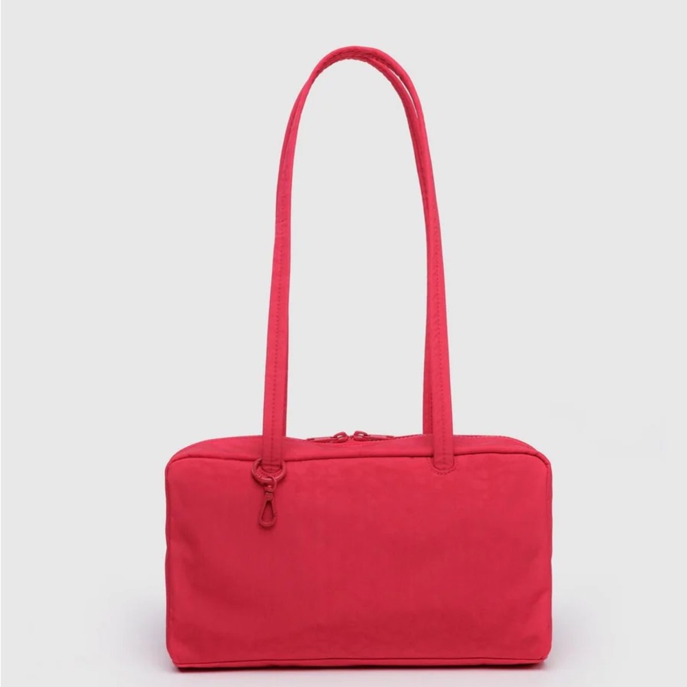 BAGGU Red Nylon Bowler Bag